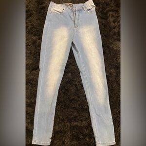 Faded‎ Denim Skinny Jeans, 11